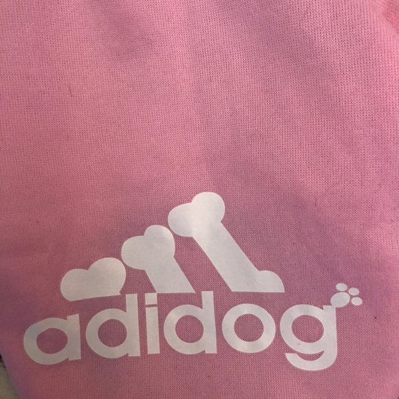🌻 3/30 Pink Adidog Sweater - Picture 3 of 3